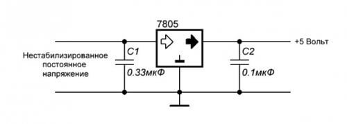 Circuito de estabilización de tensión.