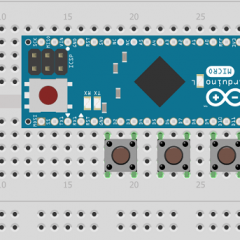 Cerradura de combinación inusual en Arduino