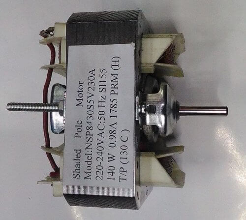 Motor de inducción dividida de campana