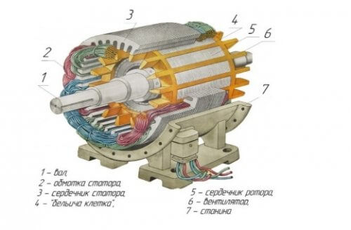 Motor asíncrono seccional