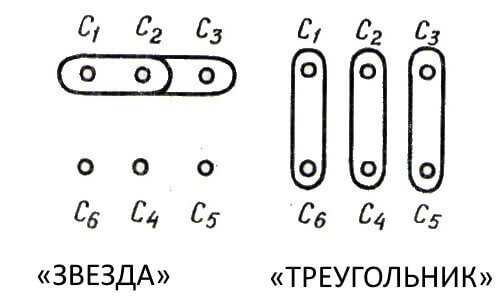 Jumper position on the Brna terminal block for connecting circuits