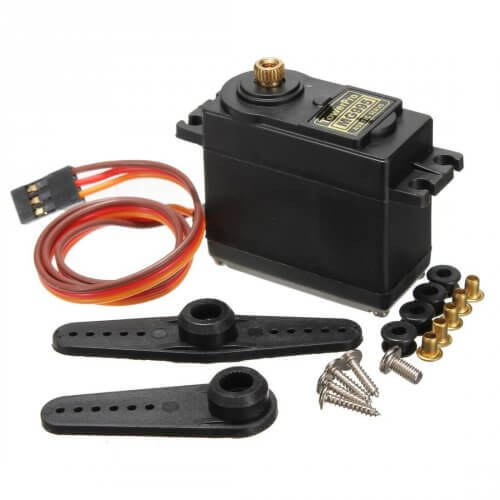 Servomotor de pequeño tamaño Mg995 para práctica de aficionados y pequeña automatización