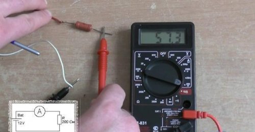 Messen des Batteriestroms in einer Widerstandsschaltung